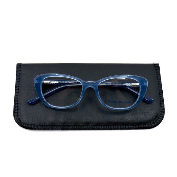 POLO RALPH LAUREN 8530 1668 BLUE AUTHENTIC EYEGLASSES FRAME - Picture 8 of 9